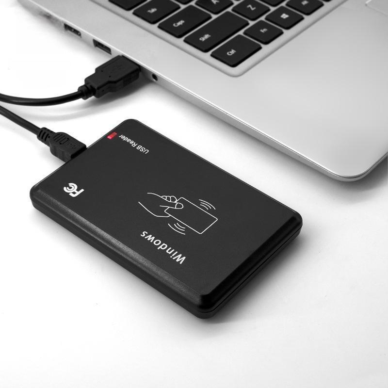 Leitor de cartões RFID IC para sistemas de cartões HF aplicado ao controle de acesso seguro, destinado a compradores que comparam soluções de leitores RFID HF de 13.56MHz.