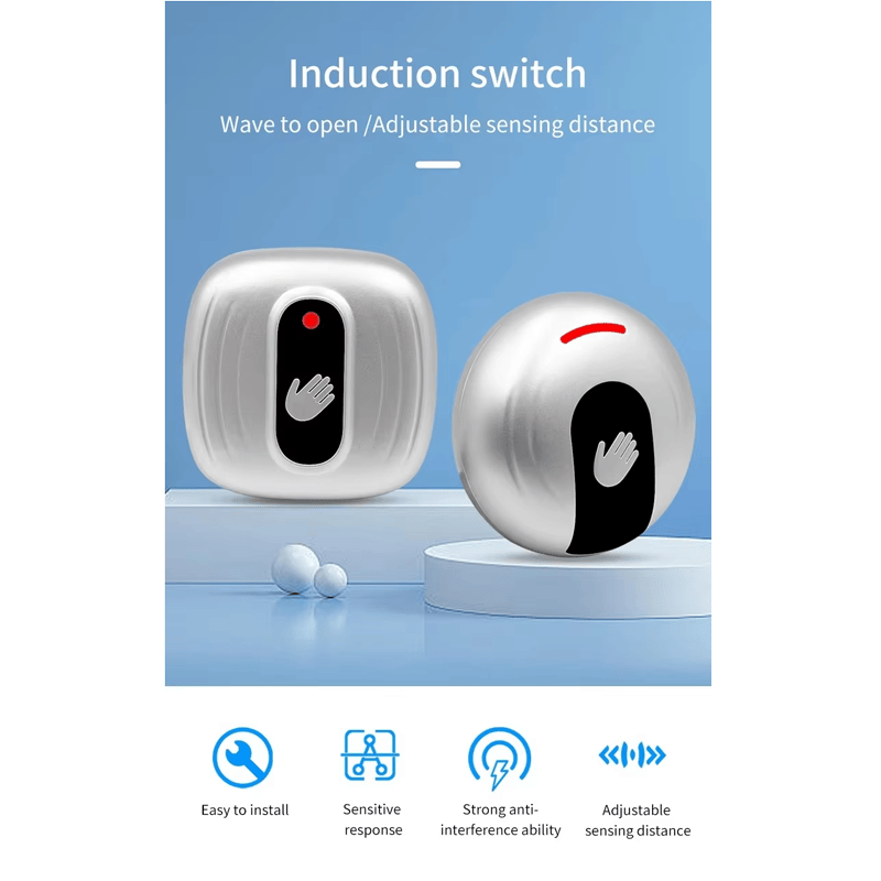 Imagem de Botão de Saída Tuya WiFi Sem Contato com foco em carcaça à prova d’água para projetos de Botões de saída.