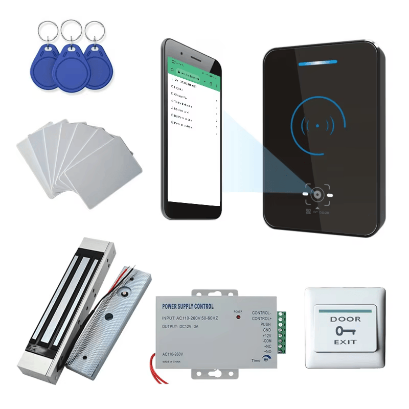 Interface do software de gestão permite gerar códigos QR dinâmicos e monitorar registros do sistema de acesso Q10-CQ