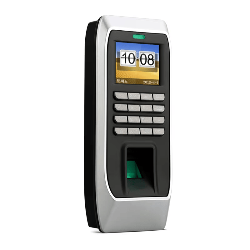Imagem de Terminal biométrico para elevadores com USB com foco em indicador LED para projetos de Terminais biométricos de controle de acesso.