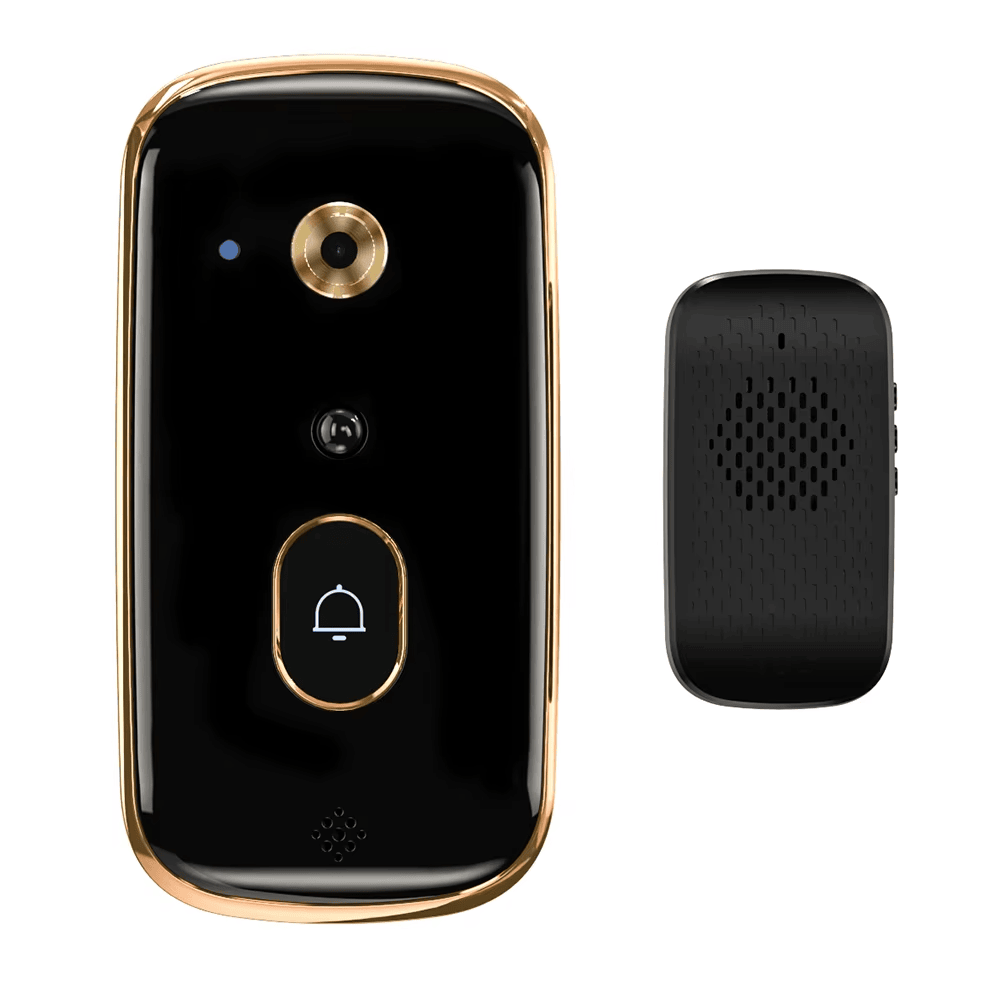 Imagem de Campainha com Câmara WiFi e Alertas de Movimento com terminal de conexão para compradores que comparam soluções de Terminais biométricos de controle de acesso.
