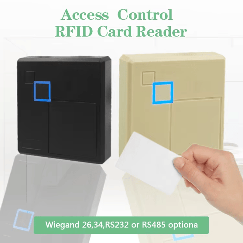 Imagem de Leitor RFID USB para Controle de Acesso Seguro com design em formato de carteira para compradores que comparam soluções de Leitores de acesso RFID.