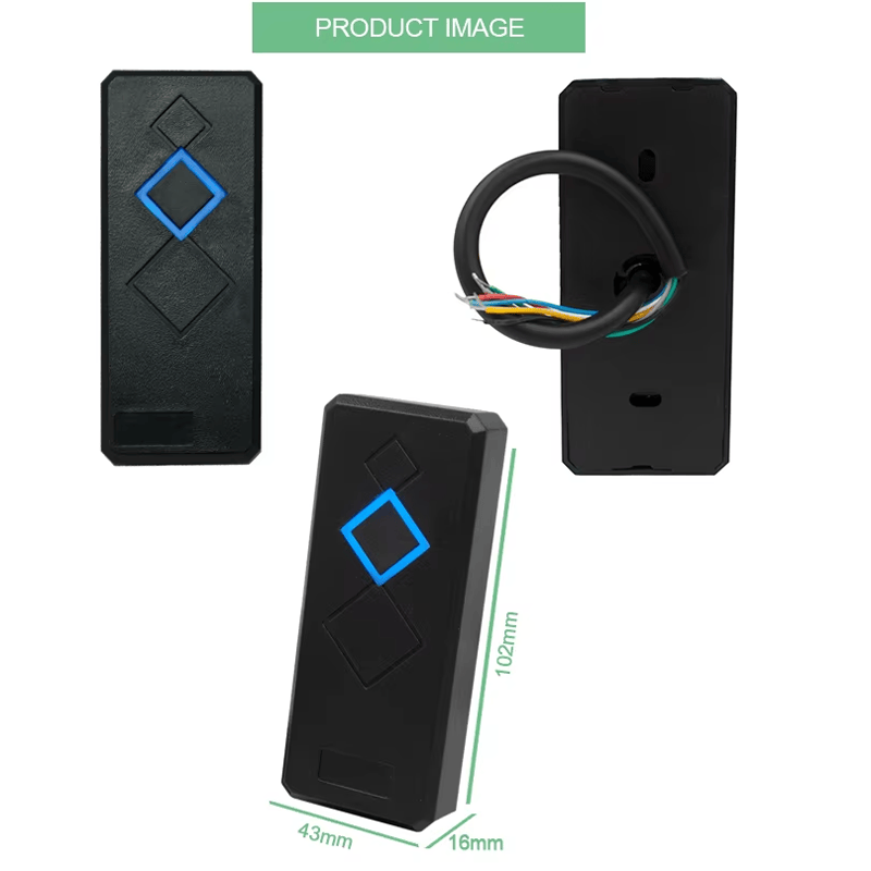 Imagem de Leitor RFID Wiegand para Controle de Acesso com foco em disposição da antena para projetos de Leitores de acesso RFID.