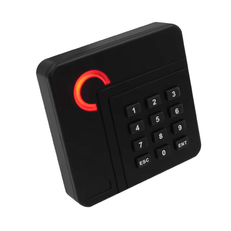 Foto de Leitor RFID Impermeável para Controle de Acesso mostrando terminal de conexão na categoria Leitores de acesso com teclado.
