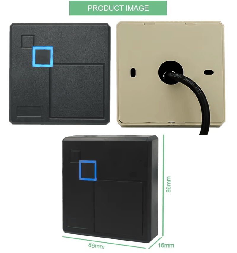 Caixa do Leitor RFID de Dupla Frequência para Sistemas USB com estrutura adequada para projetos de controle de acessos.