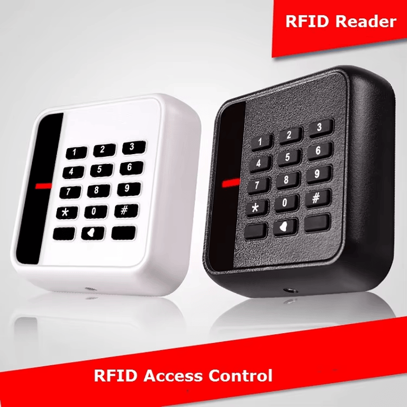 Imagem nítida de Leitor RFID 125KHz para Controle de Acesso destacando disposição da antena para aplicações de Leitores de acesso com teclado.