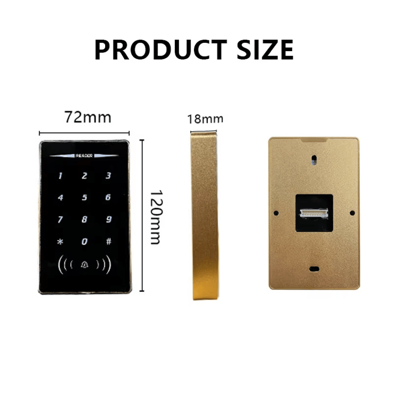 Foto de Leitor RFID Comercial para Portas com Proteção IP68 mostrando carcaça à prova d’água na categoria Leitores de acesso RFID.