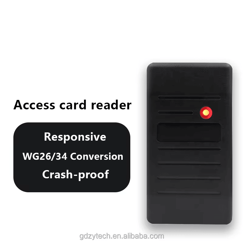 Imagem de Leitor RFID LF impermeável para sistemas seriais com painel frontal com teclado para compradores que comparam soluções de Leitores de acesso RFID.