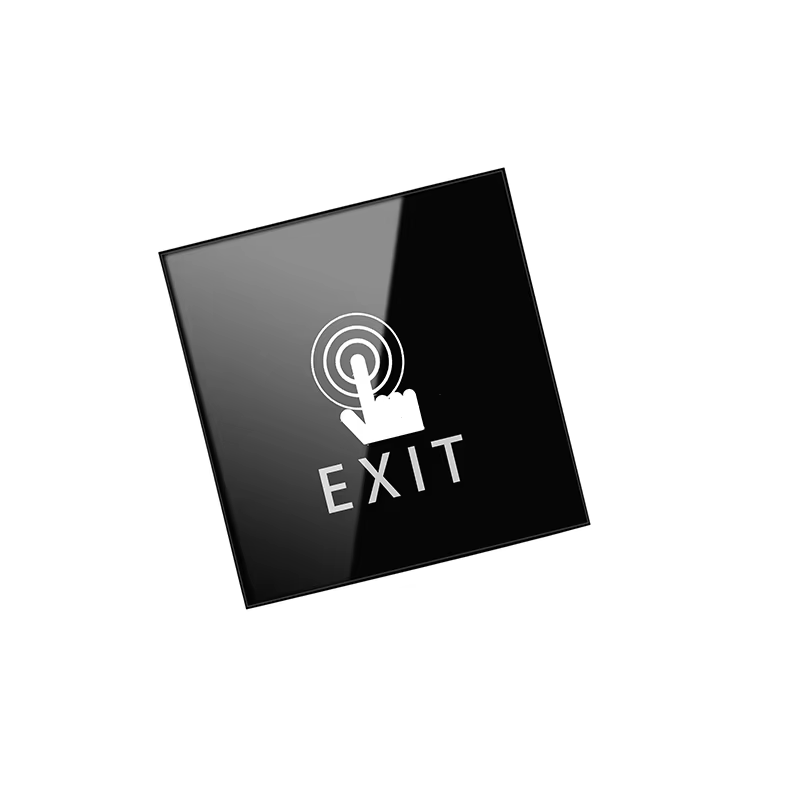 A parte traseira do botão de saída ZY-TK507 exibe os terminais de cabeamento seguros e o bloco de terminais para facilitar a instalação e conexão.