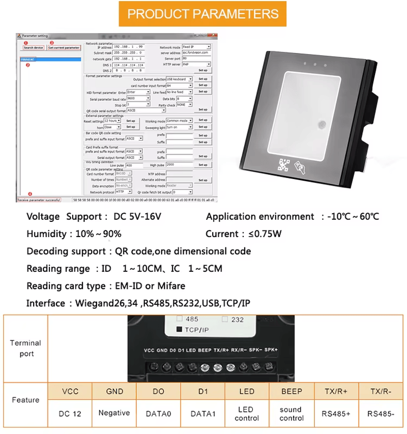 O ER80-MF oferece modo de teclado virtual USB para conexão plug and play com sistemas operacionais Windows e Linux sem drivers adicionais