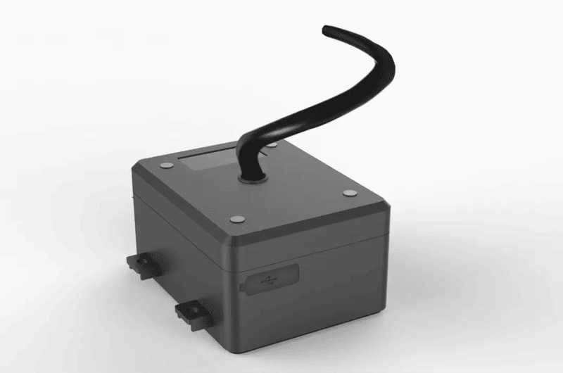 Foto do módulo leitor RFID incorporado de controle de acesso por código QR, mostrando o indicador LED na categoria de leitores de acesso por código QR.