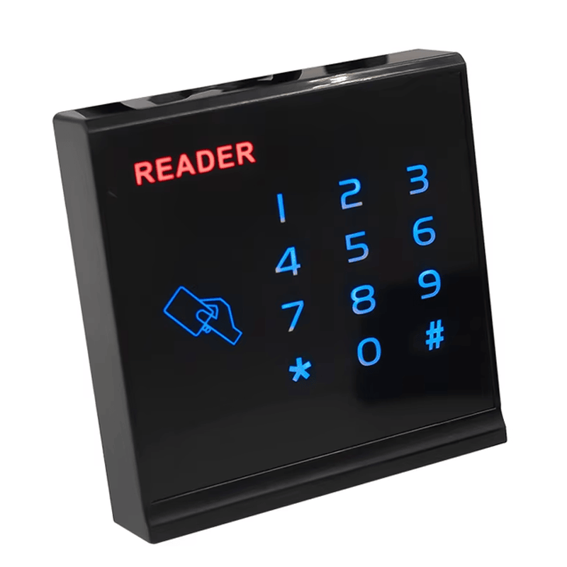 O leitor preto de entrada segura T30K oferece uma solução profissional e durável para gerenciar a verificação de identidade nas portas principais de edifícios.