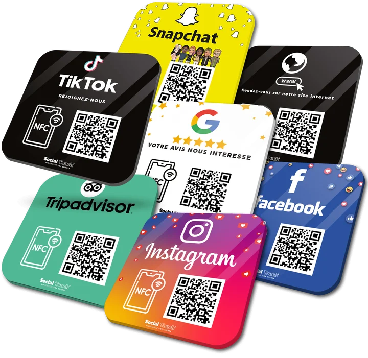 Ilustração passo a passo do processo de coleta de avaliações por aproximação utilizando a tecnologia NFC
