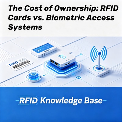 Custo Total de Propriedade: Cartões RFID vs. Acesso Biométrico