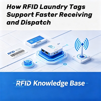 Como as tags RFID para lavanderia agilizam o recebimento e a expedição