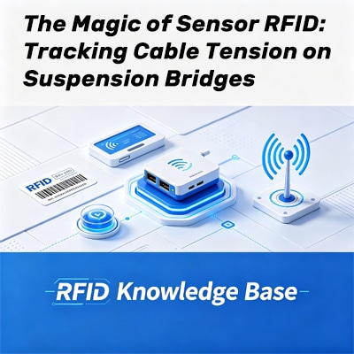RFID com sensor para monitorar a tensão de cabos em pontes suspensas