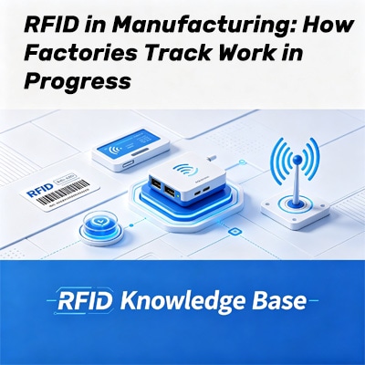 RFID na manufatura: como fábricas rastreiam a produção em andamento