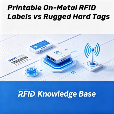 Etiquetas RFID Imprimíveis para Metal vs. Tags Rígidas
