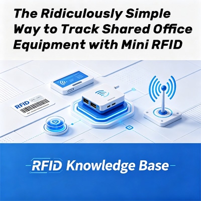 Mini RFID para rastrear equipamentos compartilhados no escritório