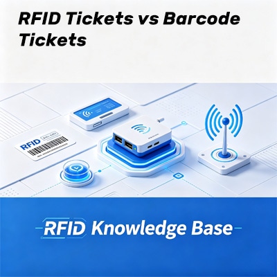 Ingressos RFID vs. ingressos com código de barras