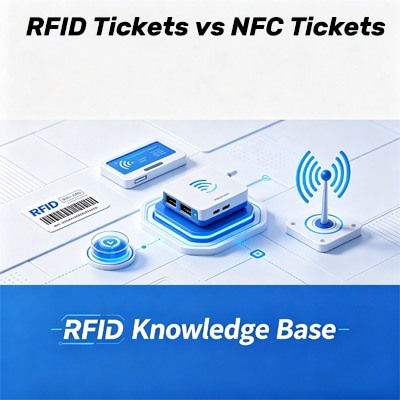 Bilhetes RFID vs bilhetes NFC: quais são as diferenças?