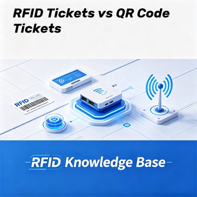 Ingressos RFID vs ingressos com código QR