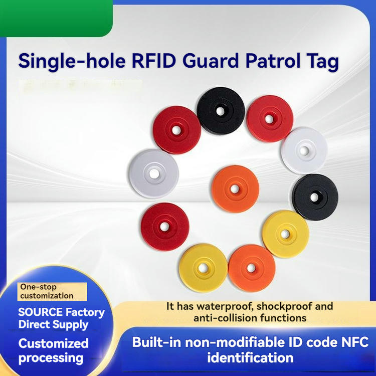 Foto de Tags RFID de Patrulha Resistentes ao Desgaste mostrando gestão de ativos na categoria Tags RFID ABS para ronda de segurança.